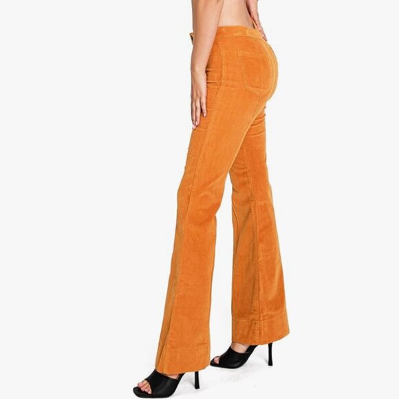 Angry Rabbit Corduroy Pin tuck detail Flare - Picture 2 of 3